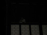 Helge in dunkel am Spionieren :D