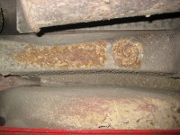 Verstärkung Anhängerkupplung rostig