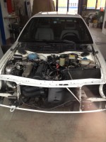 Der Schlossträger wurde anscheinend bereits lackiert...