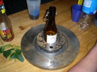 Bierflaschenumfallsicherungsscheibe