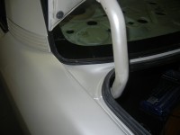 Scheibenrahmen hinten unten