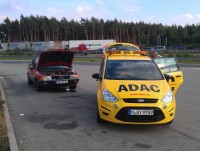 Kühlerschlauch im Stau geplatzt