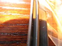 neue Leiste vom Audi 100 in der Aufsicht