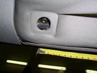 Dachhimmel Kofferraum Befestigungspunkt (mit eingepresster Mutter) ...