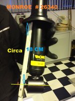 Wichtig ist, dass die Länge vom Federteller ,Abstand zur Befestigung gleich ist wie beim Standarddämpfer