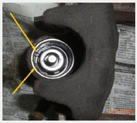 (Bild - 1) Sprengring im Bremssattel