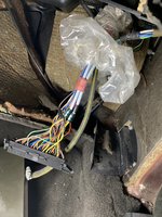 Kabelstrang am Steuergerät