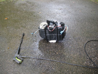 Vorreinigung mit Kärcher