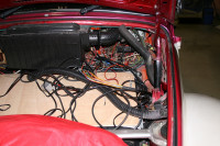 Verkabelung vorne - Kofferraum