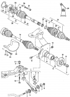 Gelenkwelle Vorderachse VFL (Bj86)