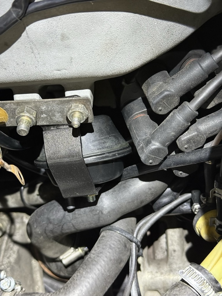 Audi 20V 3B Engine - GRA Stellelement Halterung Selbstbau Eingebaut 1024x768.jpg