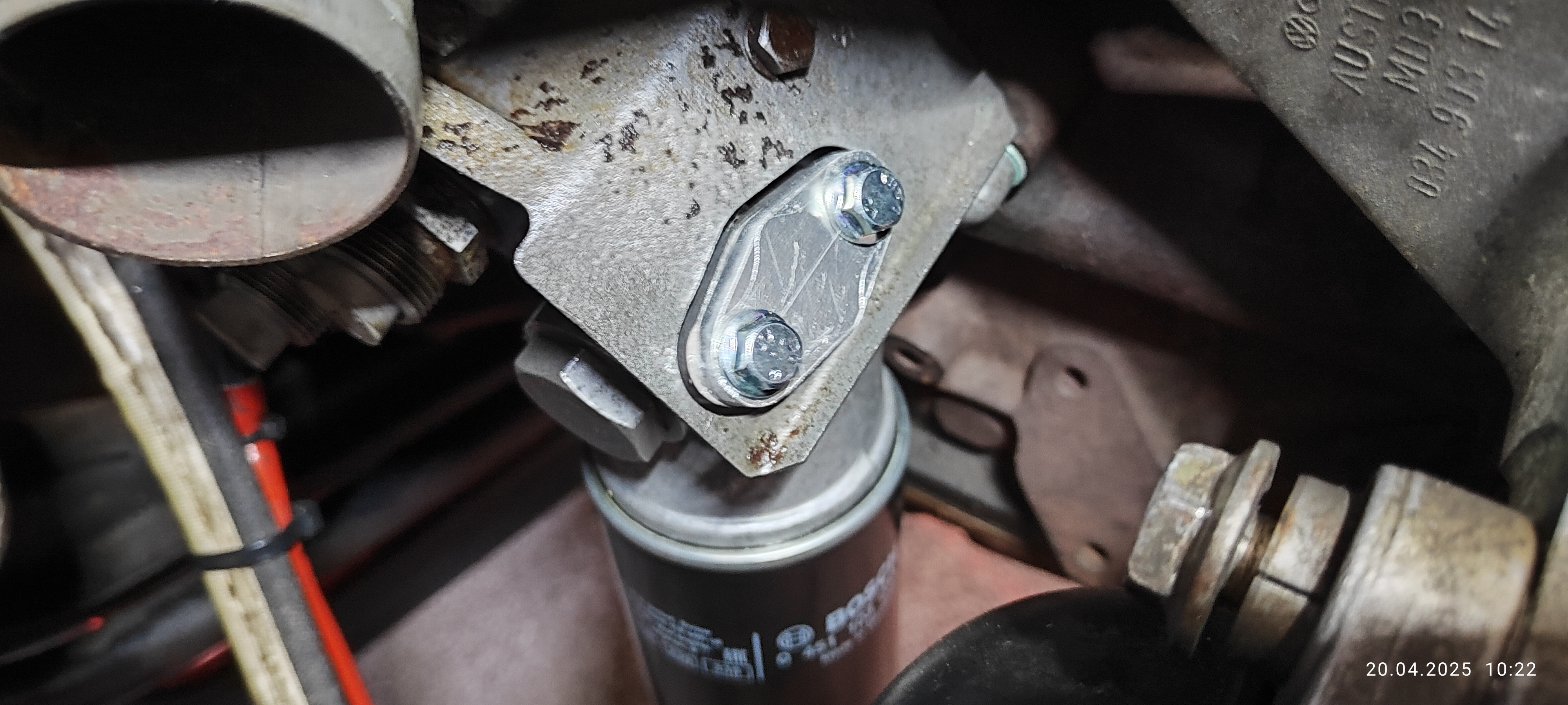 Verschluss für Turbo-Ölleitung