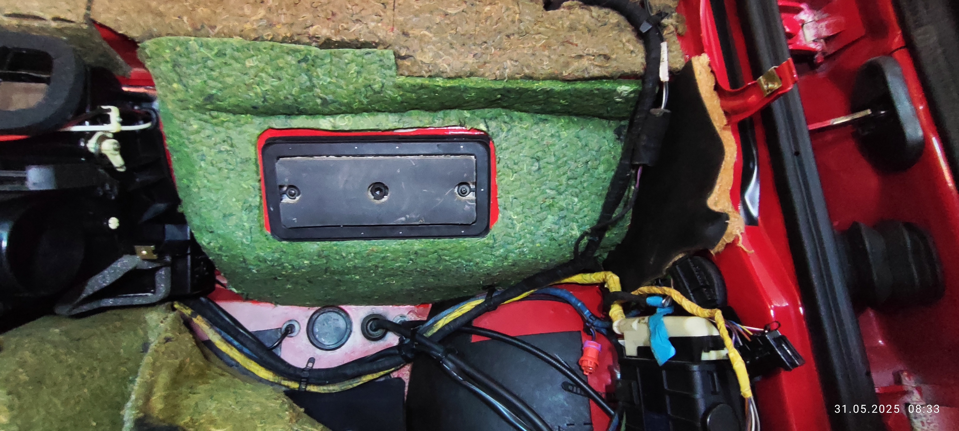 Dämmung Umluftklappe wiederhergestellt