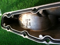 Nebenwanne mit eingelegter Gummidichtung