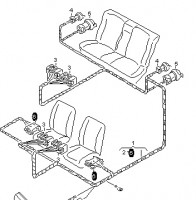 C4 und A6 mit Rundsteckern hinten